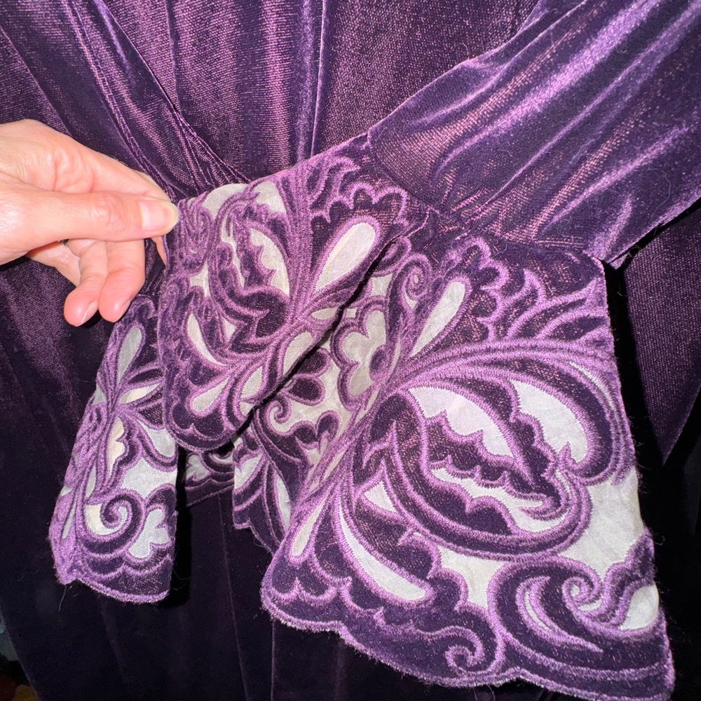 Zimmermann charm nouveau purple velvet dress - Picture 5 of 7